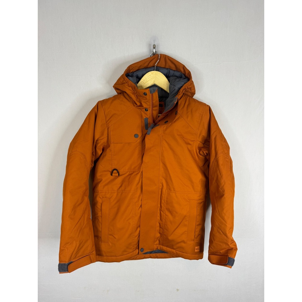 MEC Mountain Equipment Coop Boys Orange Insulated Winter Parka‎ Ski Jacket 10
